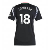 Arsenal Takehiro Tomiyasu #18 Vonkajší Ženy futbalový dres 2024-25 Krátky Rukáv